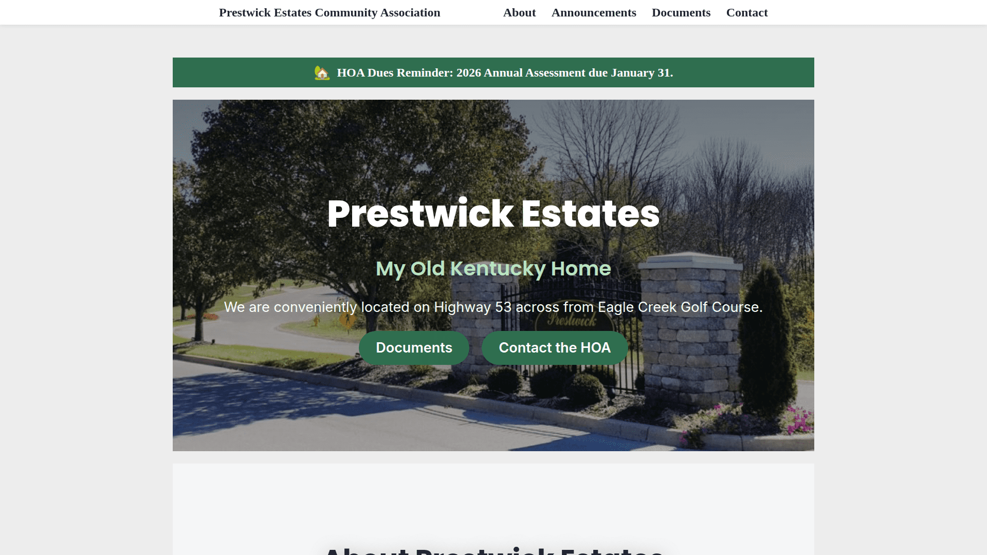 Prestwick Estates